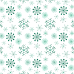 Green Snowflakes Background | TheCozy.Cat